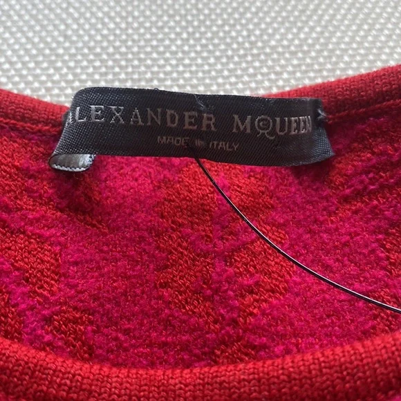 Red Alexander McQueen dress size Small - Picture 3 of 7